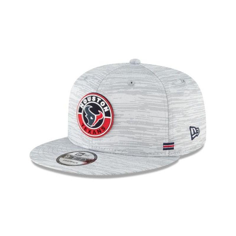 NFL Houston Texans Official Fall Sideline 9Fifty Snapback (KLI4094) - Grey New Era Caps